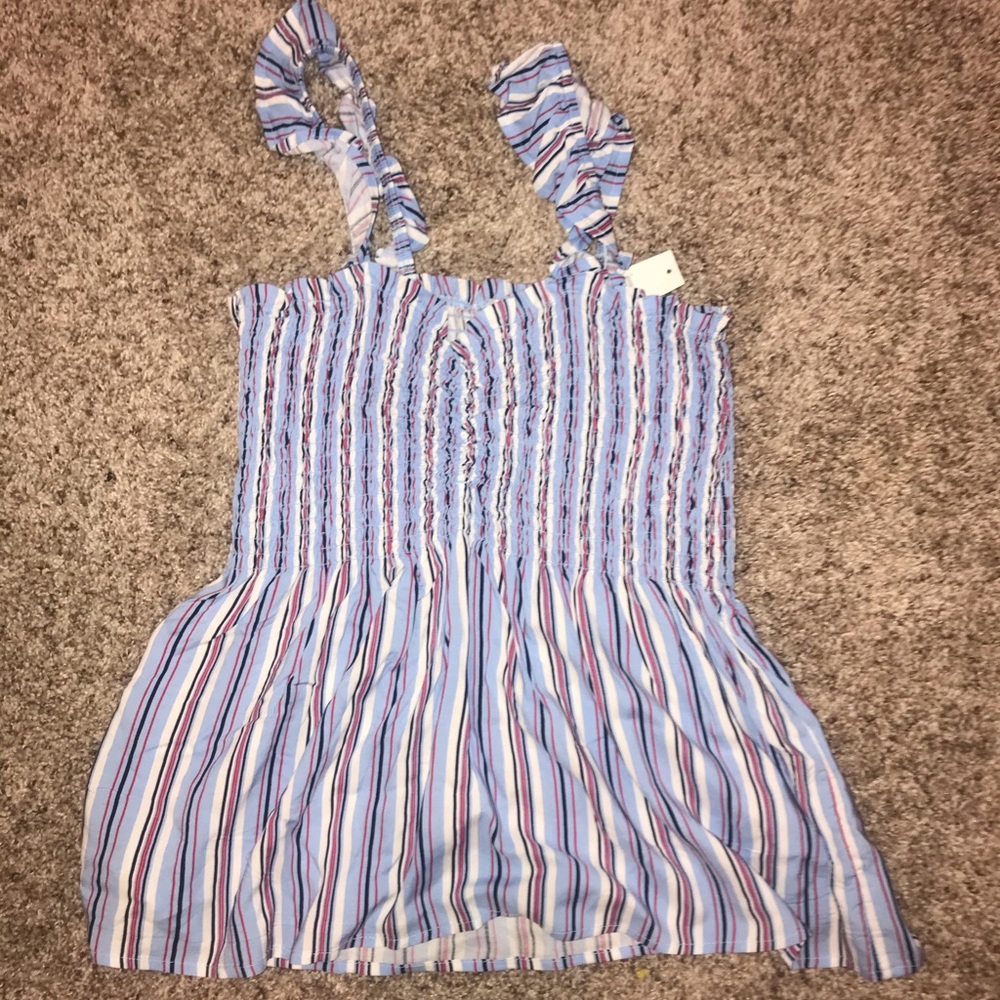 striped tank top